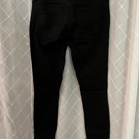 distressed black Abercrombie and Fitch skinny jeans  size 28 - Picture 4 of 7